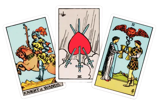 3-card tarot love reading bonus — Eva Bloom soulmate sketch