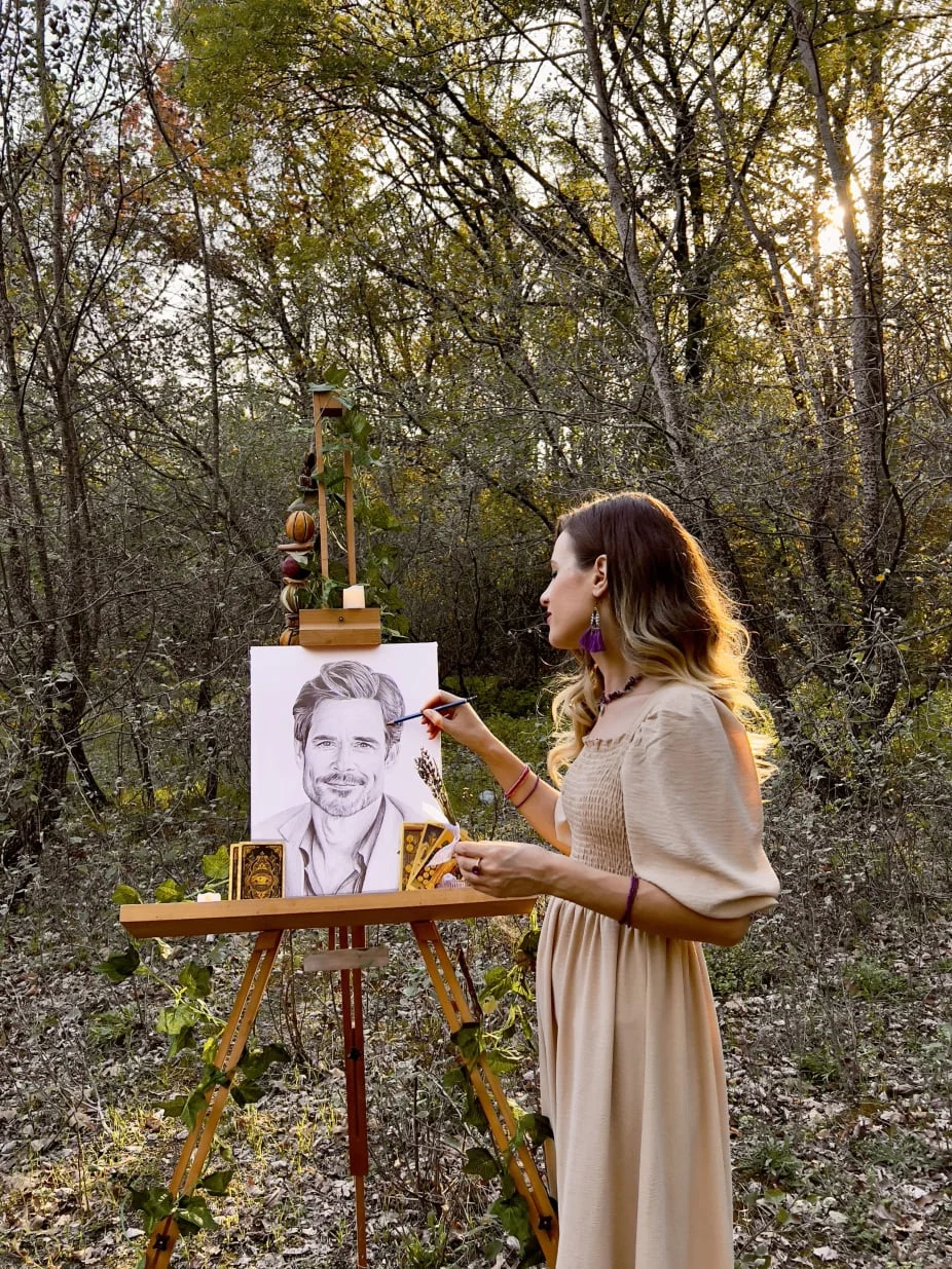 Eva Bloom — official psychic artist and creator of the soulmate sketch service USA